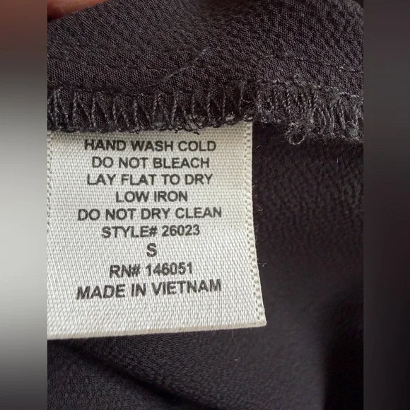 Monteau Women’s Collared Black Longline Button-up Half Sleeve Dress Size Small - Picture 3 of 5